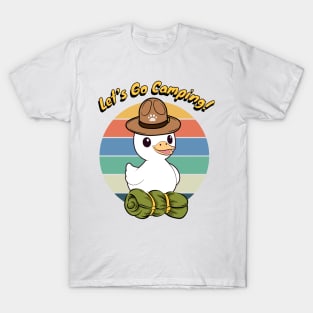 Funny duck Wants to go Camping T-Shirt